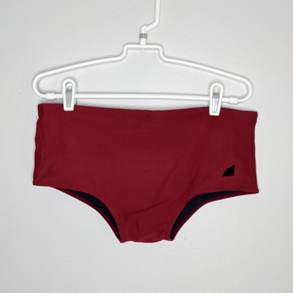 Rangiroa burnt red  Brazilian style swim bottom S